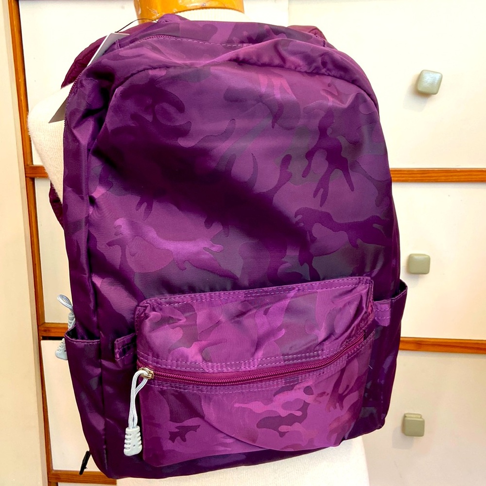 Vivid purple backpack , new with tags